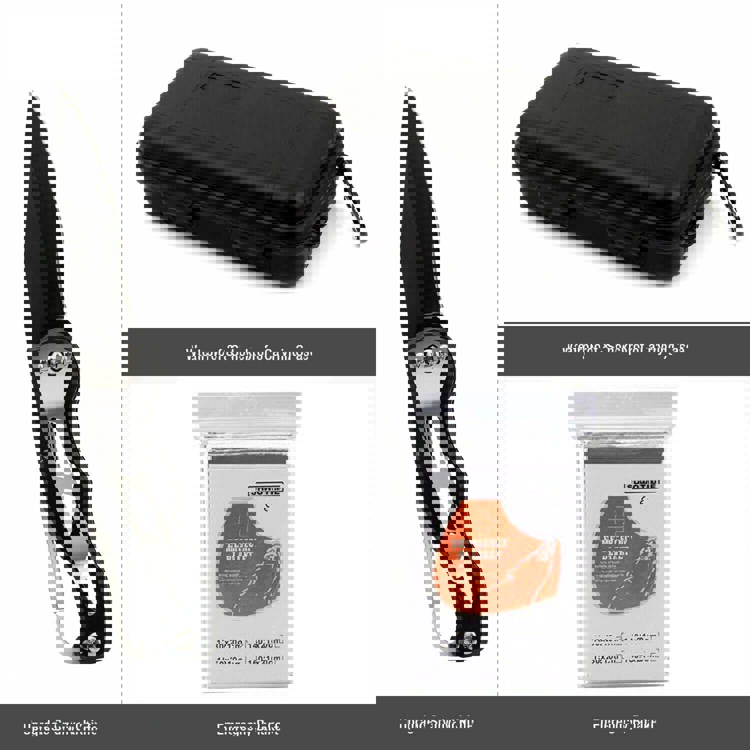 14 in 1 Outdoor Emergency Survival and Safety Gear Kit for Camping & Adventures