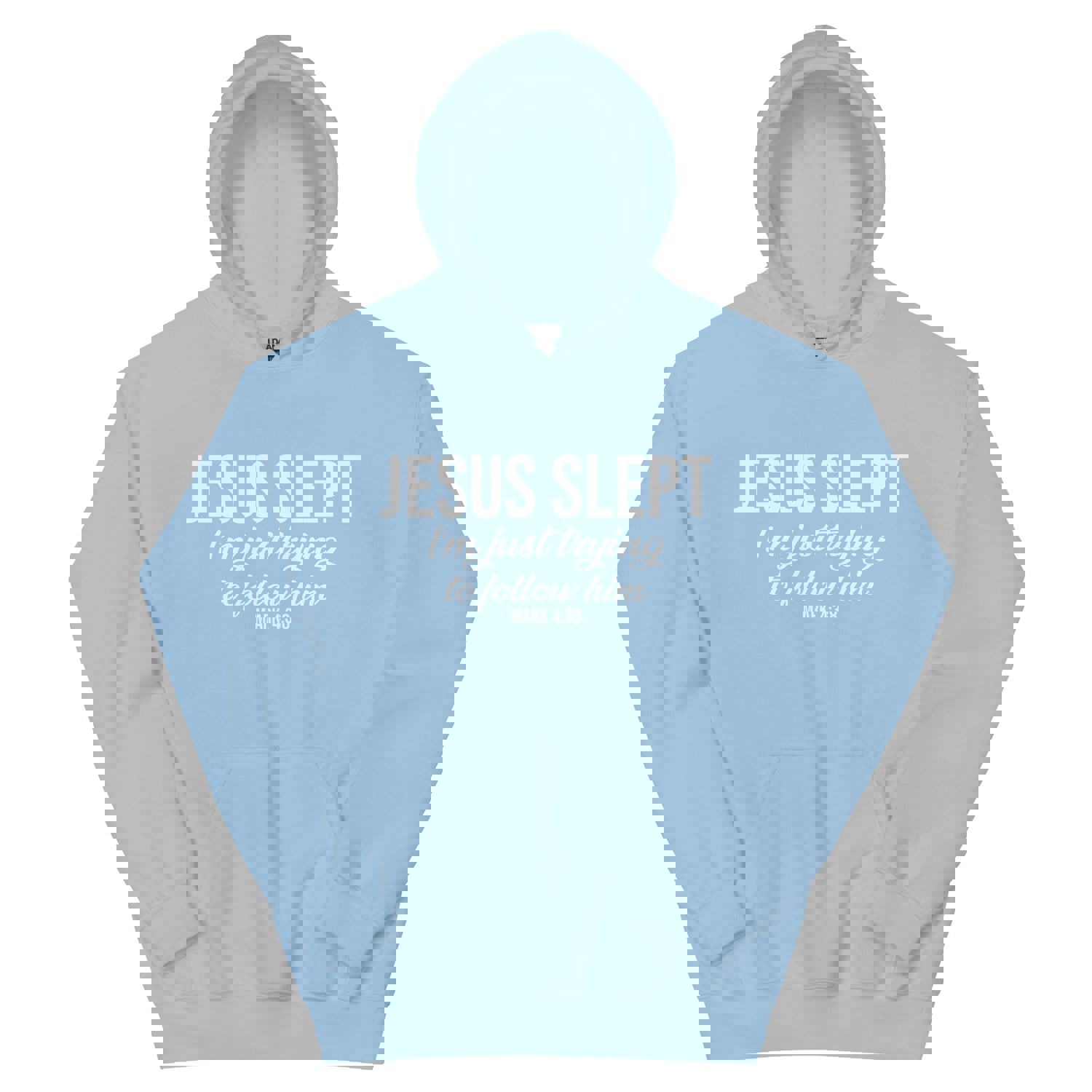 F&H Christian Jesus Slept I am Just Trying to Follow Him Hoodie