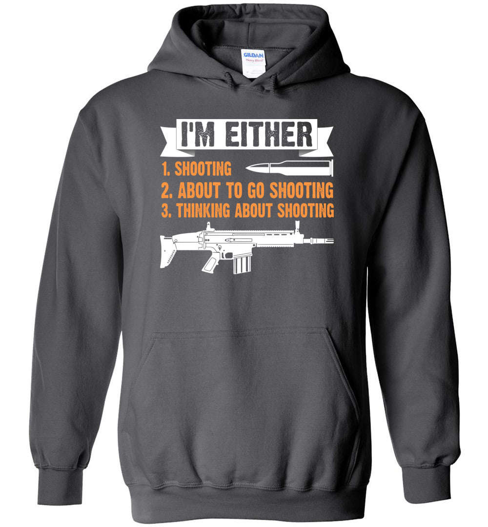 Im Either Shooting... Mens Hoodie