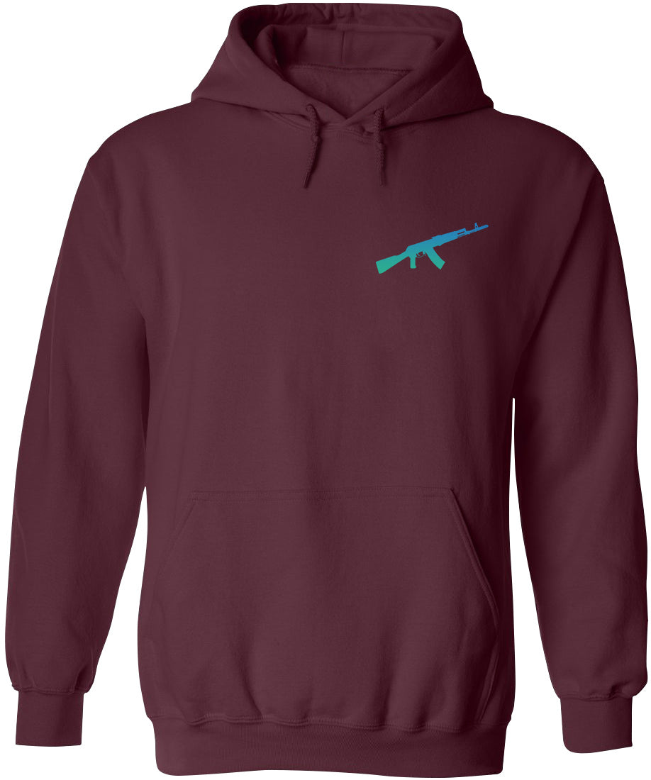 AK-47 Silhouette Hoodie - Tribute to Kalashnikov