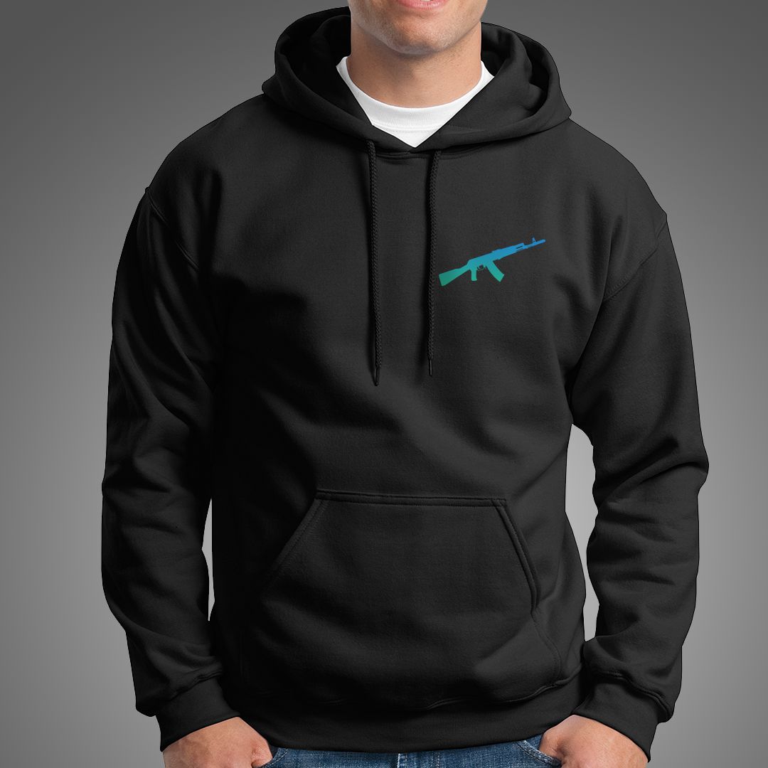 AK-47 Silhouette Hoodie - Tribute to Kalashnikov