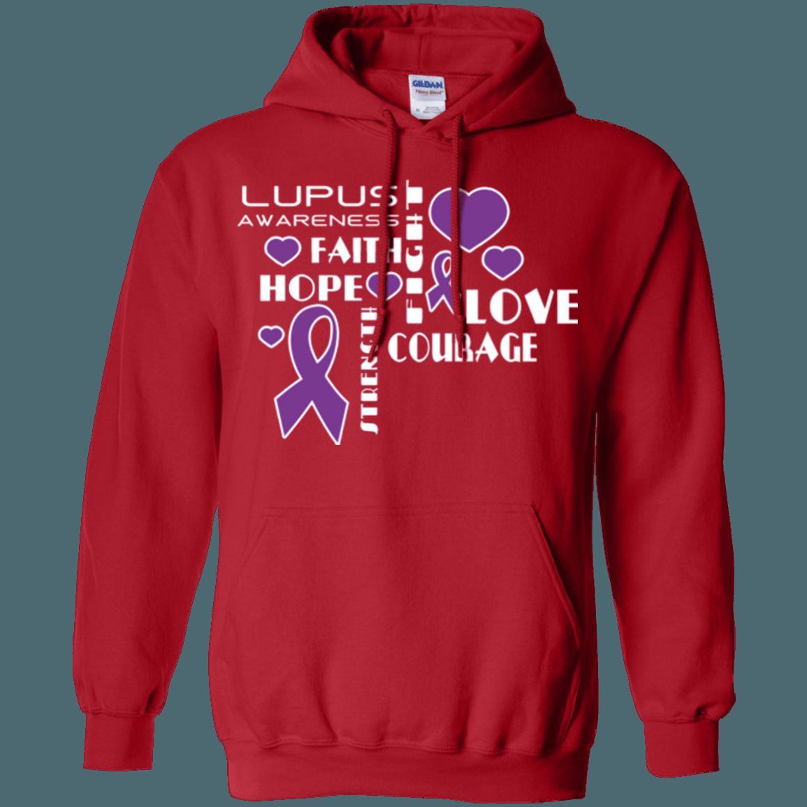 Hope Faith Love Lupus Awareness Hoodie