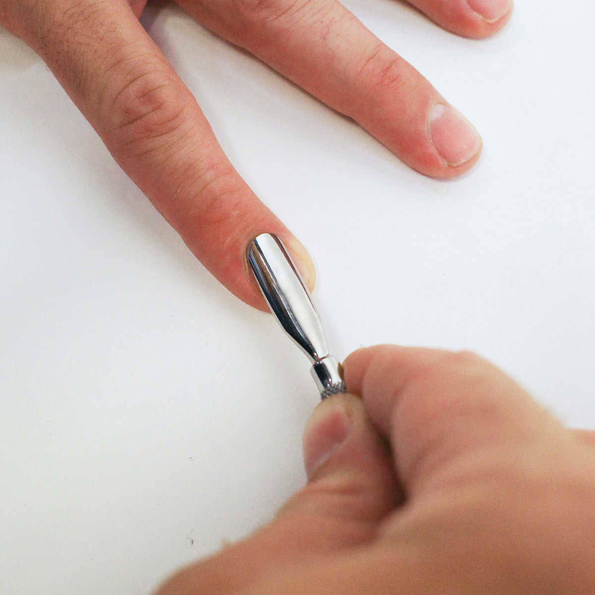 Stainless Steel Cuticle Pusher for Manicure and Pedicure