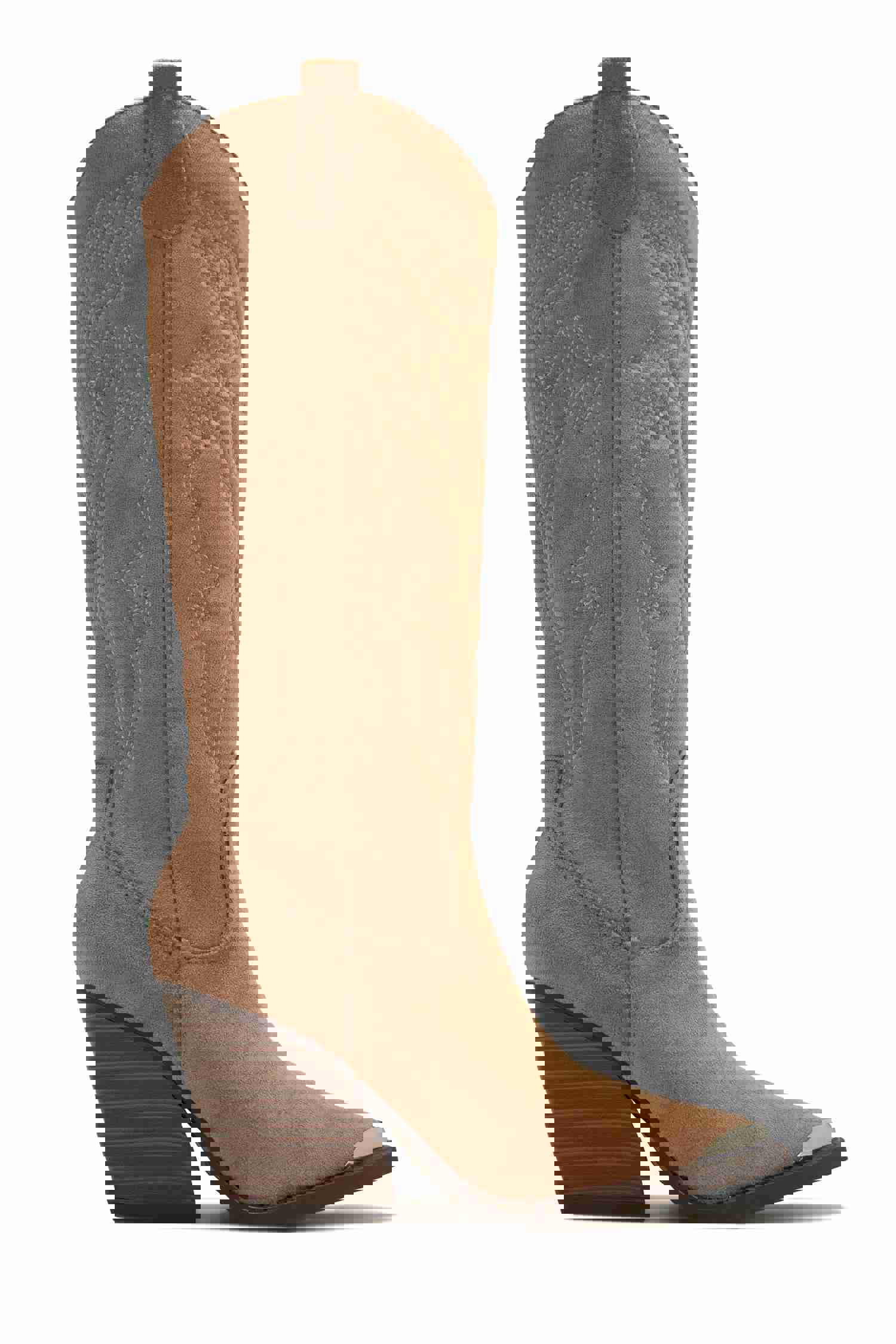 Nashville Cowboy Boots - Taupe