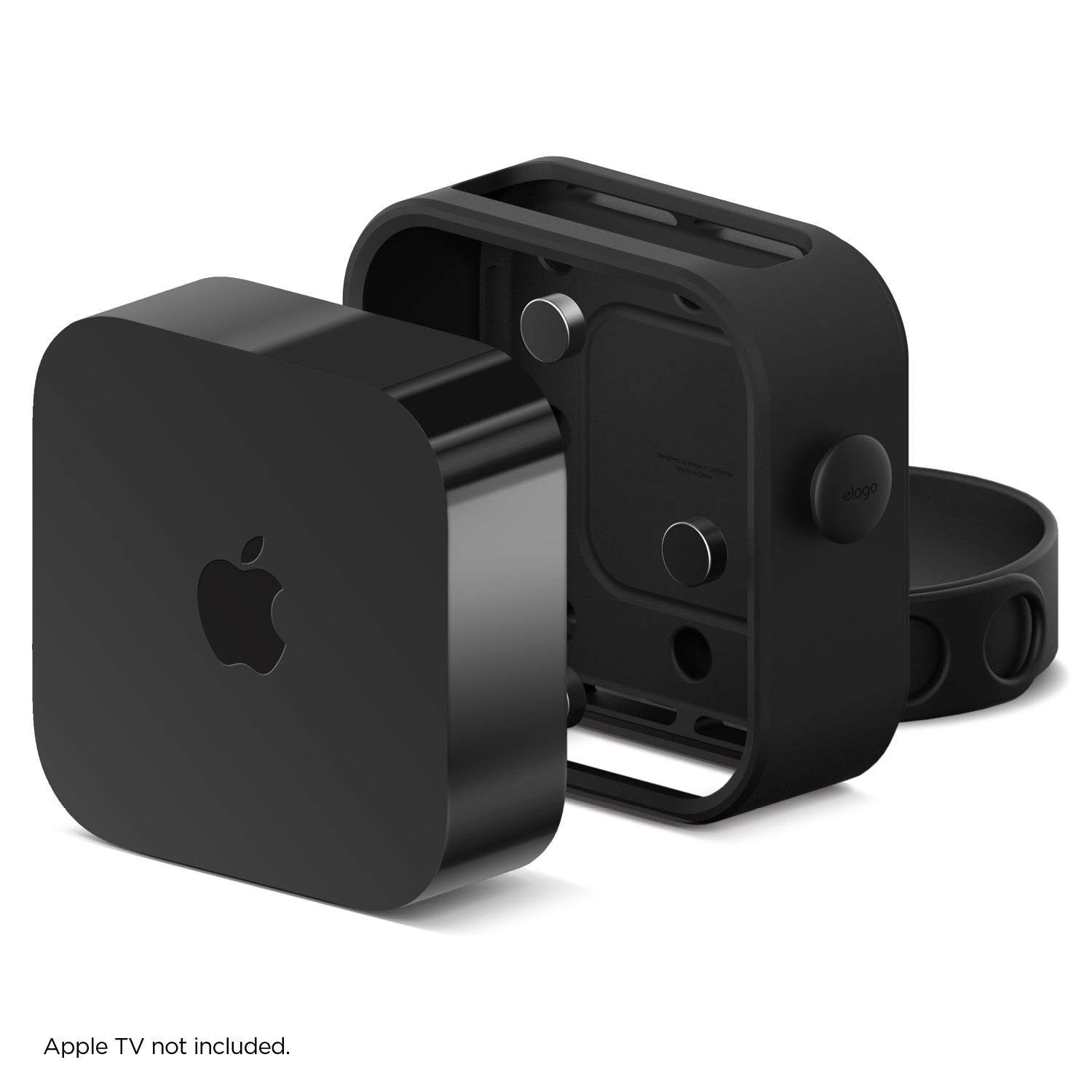 Multi Mount for Apple TV 2022 4K 3rd Gen [Black] - Versatile Mounting Options