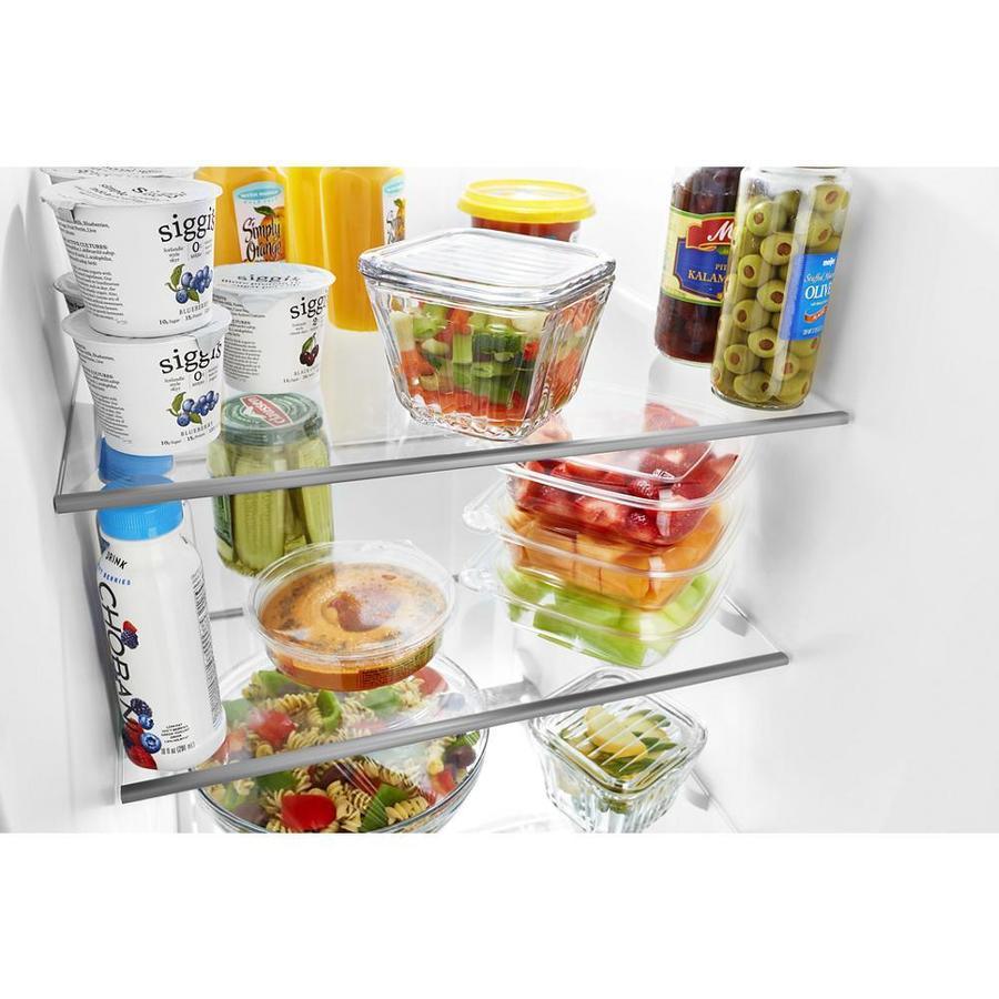 Whirlpool 24.6-cu ft Side-by-Side Refrigerator with Ice Maker (Fingerprint-Resistant Stainless Steel)