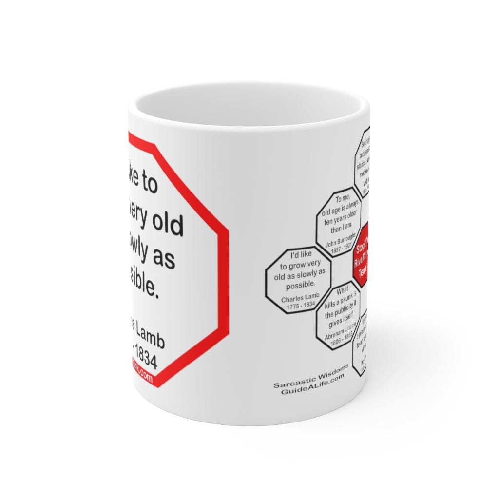 Charles Lamb Quote Ceramic Mug - 11oz, Microwave & Dishwasher Safe