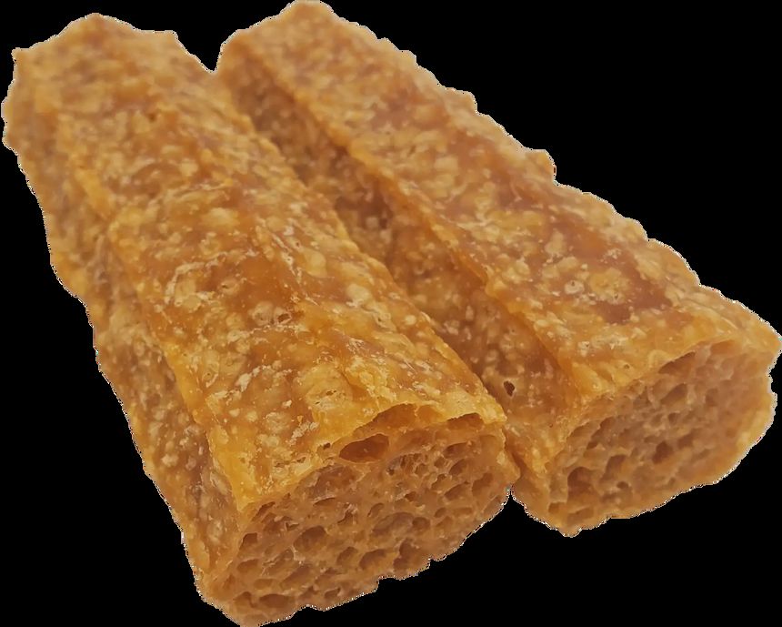 Himalayan Pet Supply Happy Teeth Bacon Dental Chew for Dogs (Large 4 Oz)