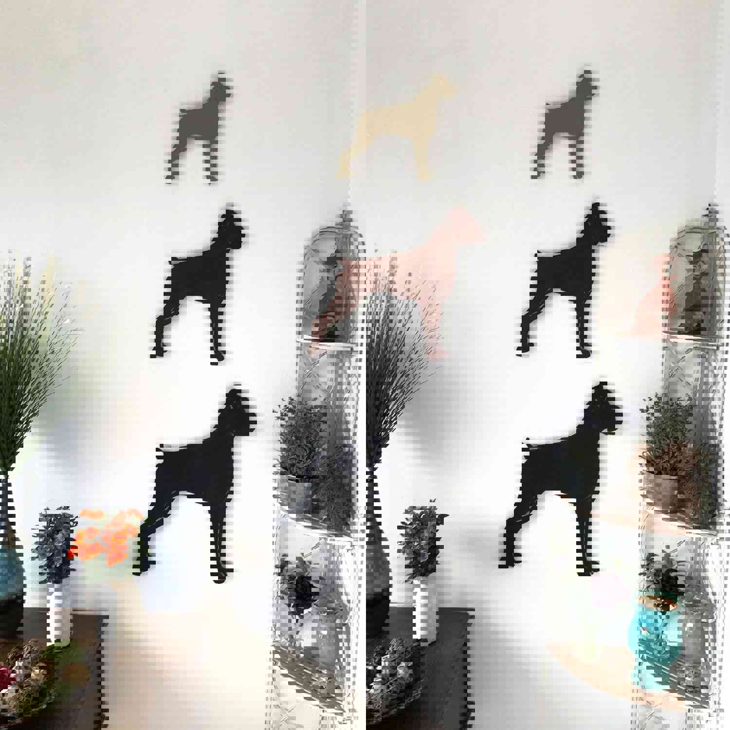 Boxer - Handmade Metal Wall Art for Home Decor - USA Made - Free Shipping