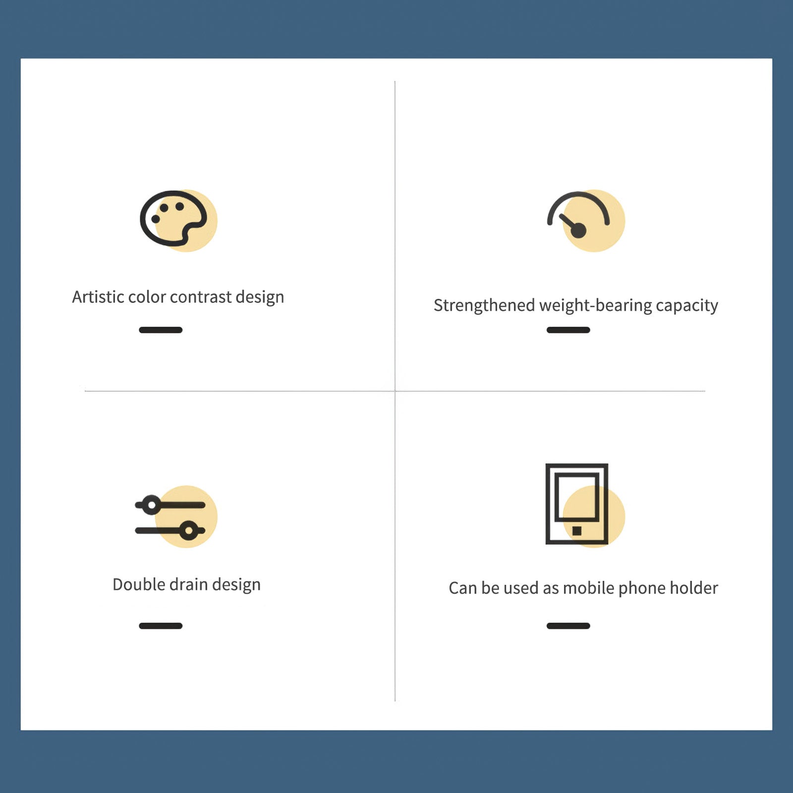 Dual Layer Nordic Style Vegetable and Fruit Storage Box - BPA Free PP Plastic Kitchen Container