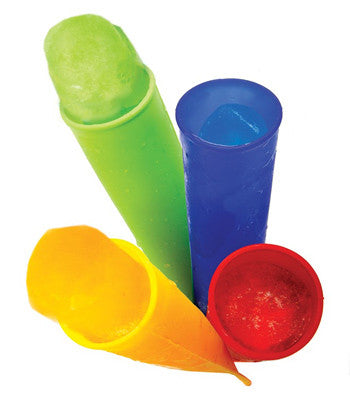 Silicone Ice Pop Makers - Set of 4