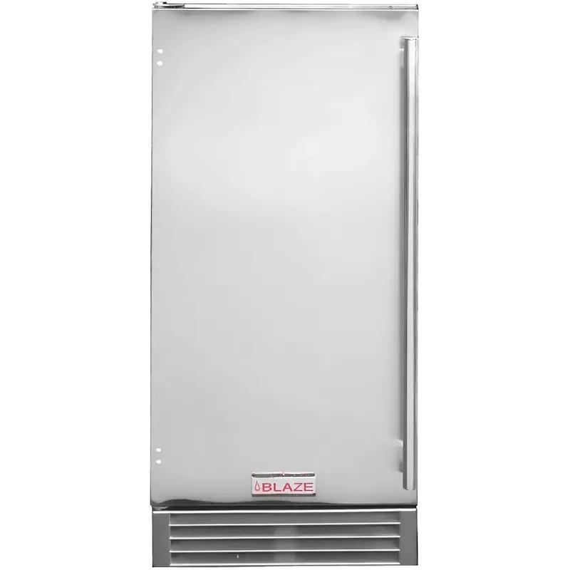 Blaze 15 in. 50 Lbs Outdoor Ice Maker with Gravity Drain - BLZ-ICEMKR-50GR