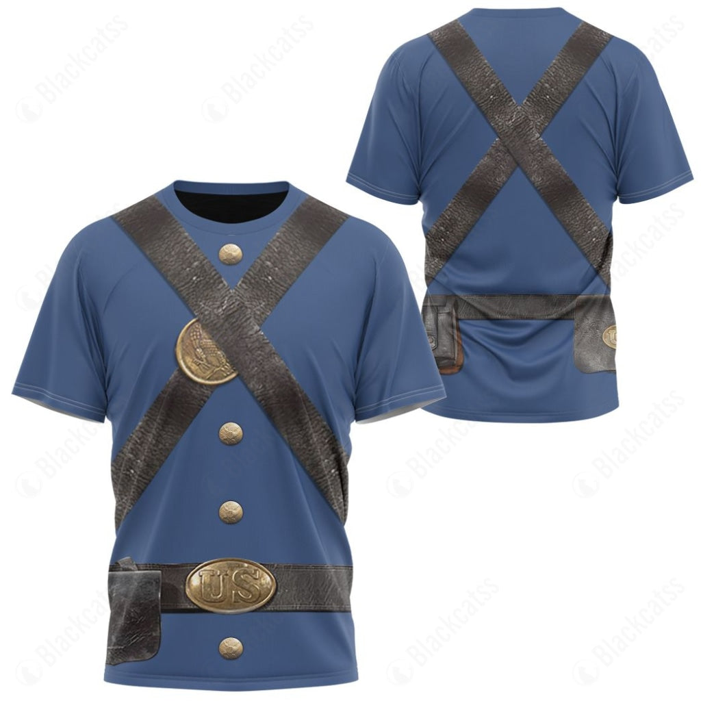 Historical American Civil War Union Infantry Soldier Uniform Custom Apparel