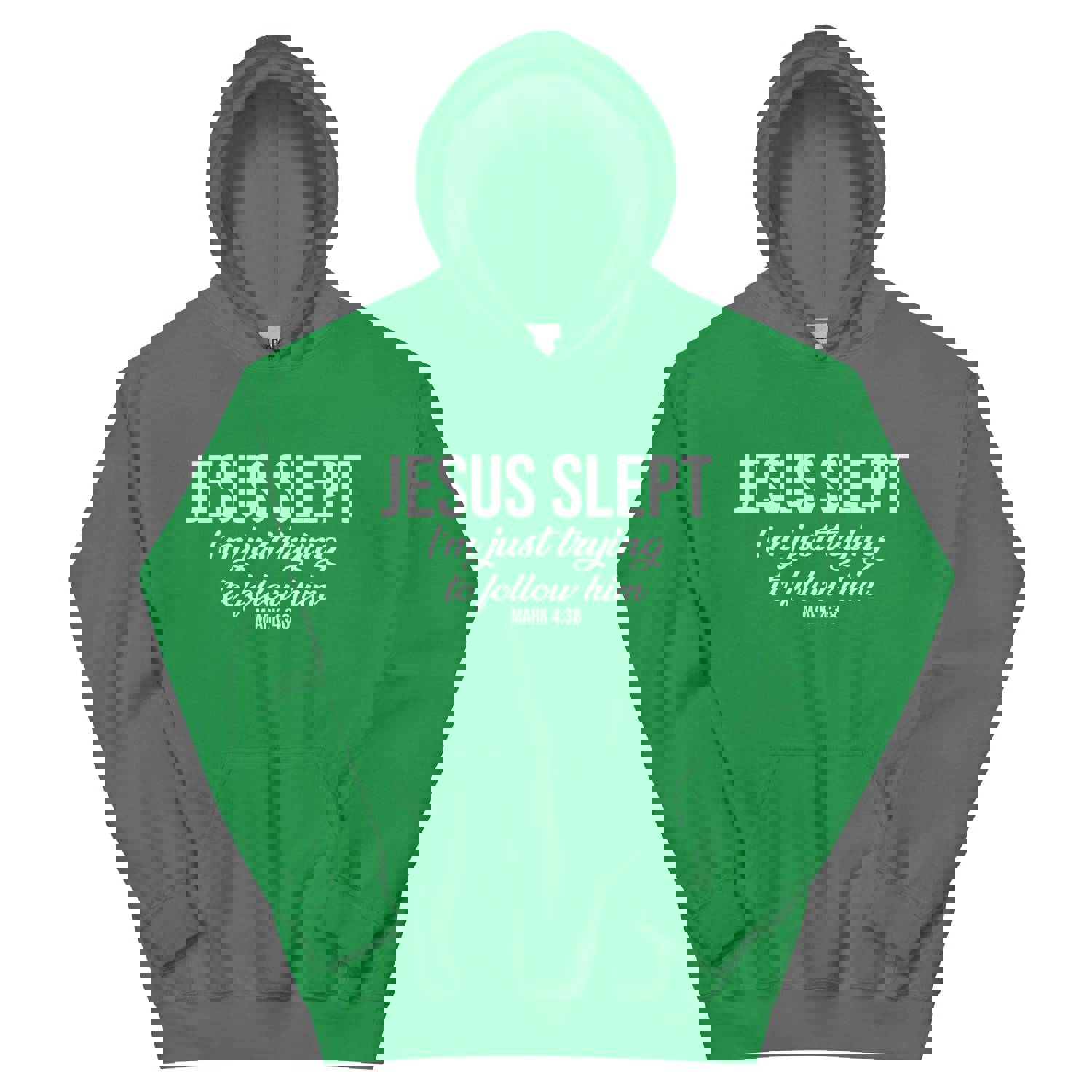 F&H Christian Jesus Slept I am Just Trying to Follow Him Hoodie