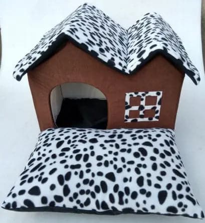 Winter Dog House with Double Roof for Large Breeds