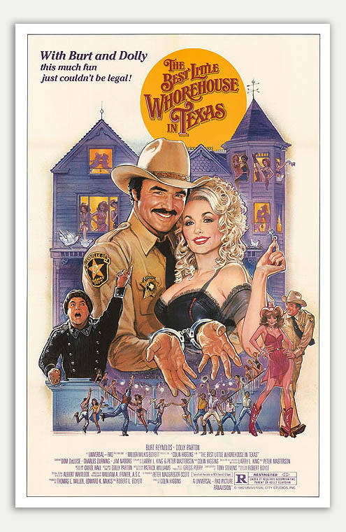 Best Little Whorehouse In Texas - 11 x 17 Movie Poster (1982 Reprint)
