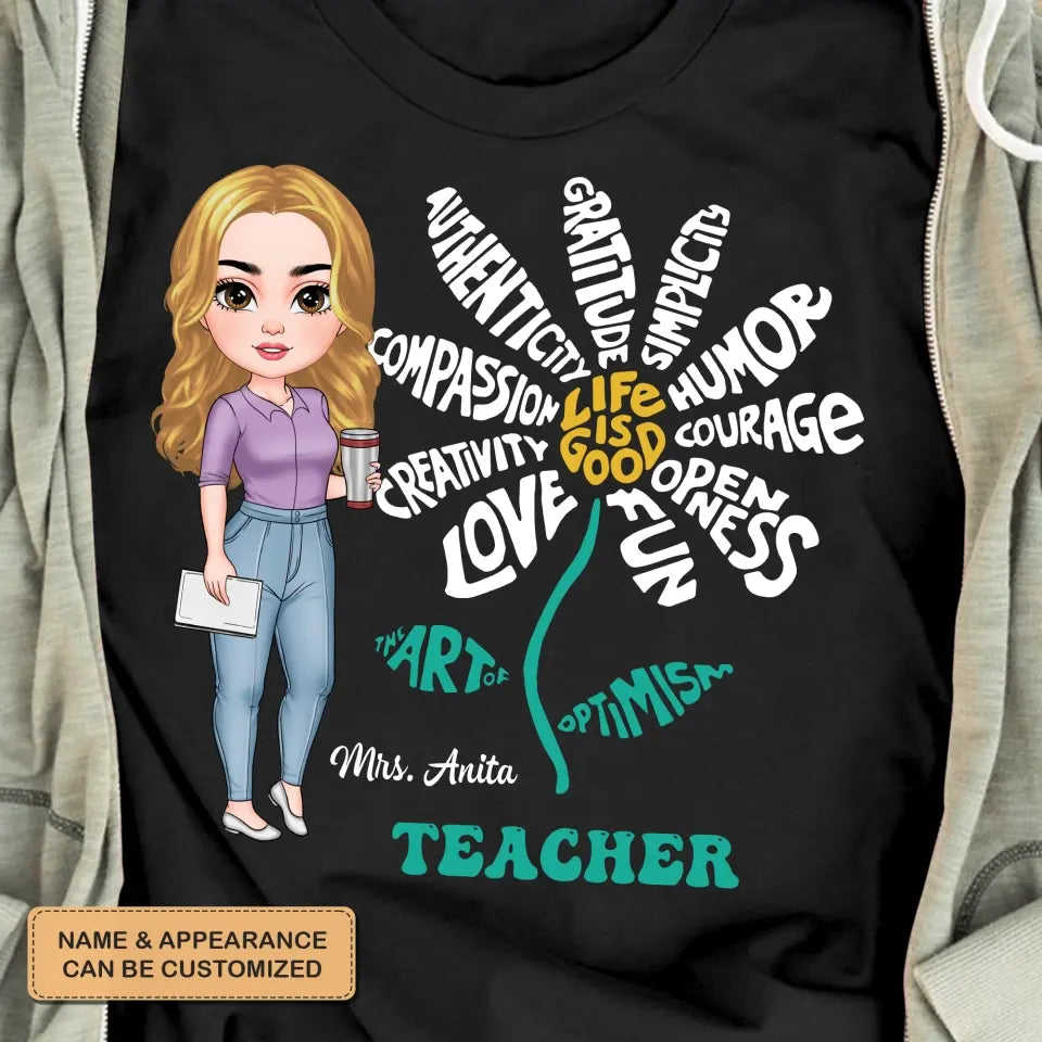 Personalized Custom T-shirt - Teachers Day, Birthday Gift For Teacher - Life Is Good