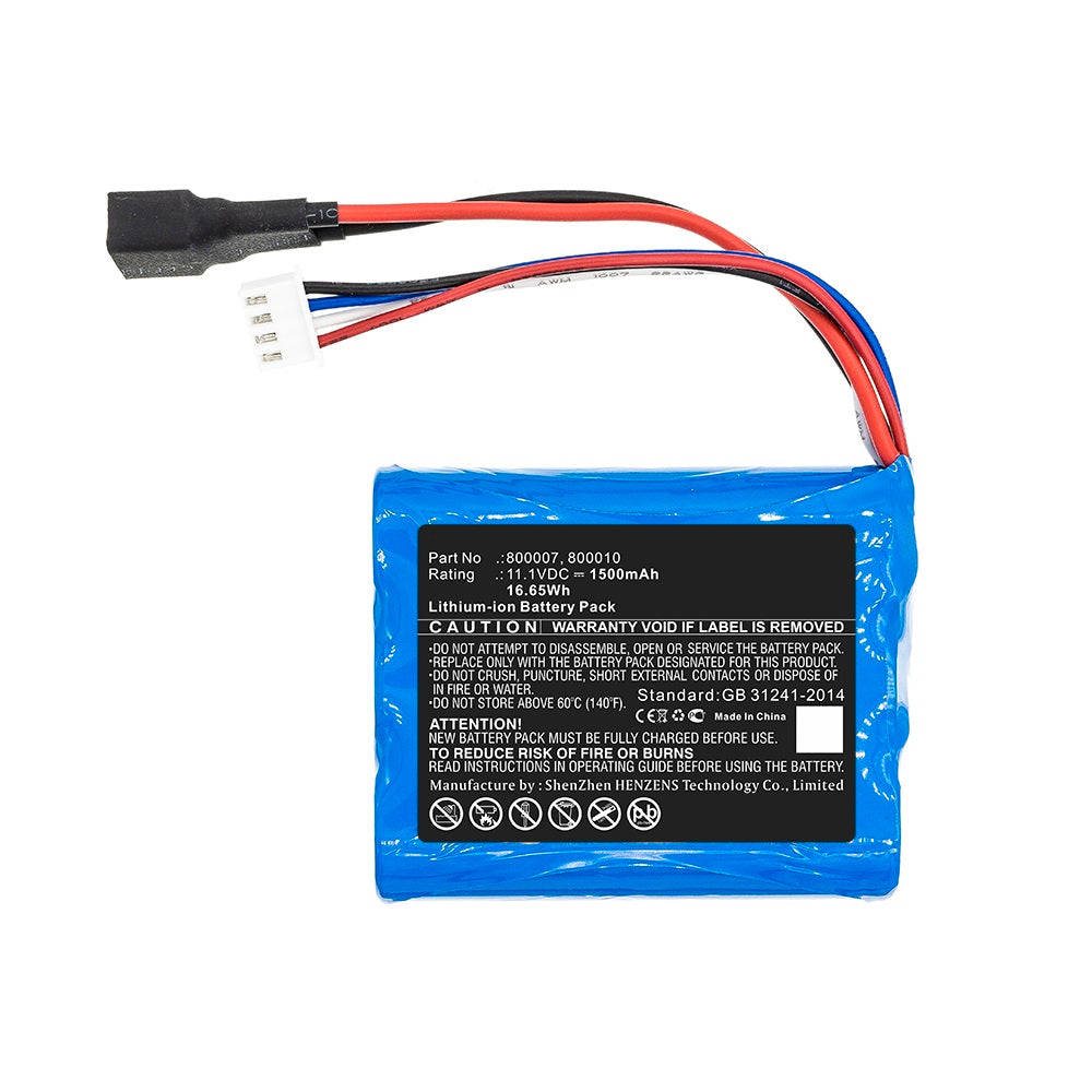 BNA-WB-L9814 Li-ion Car Battery - 11.1V, 1500mAh, Ultra High Capacity Replacement for Carrera 0 Battery