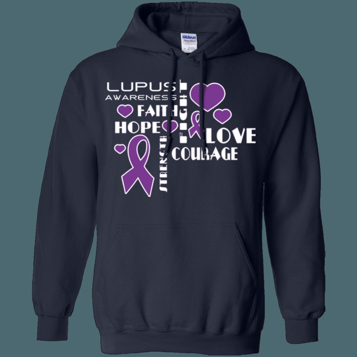 Hope Faith Love Lupus Awareness Hoodie
