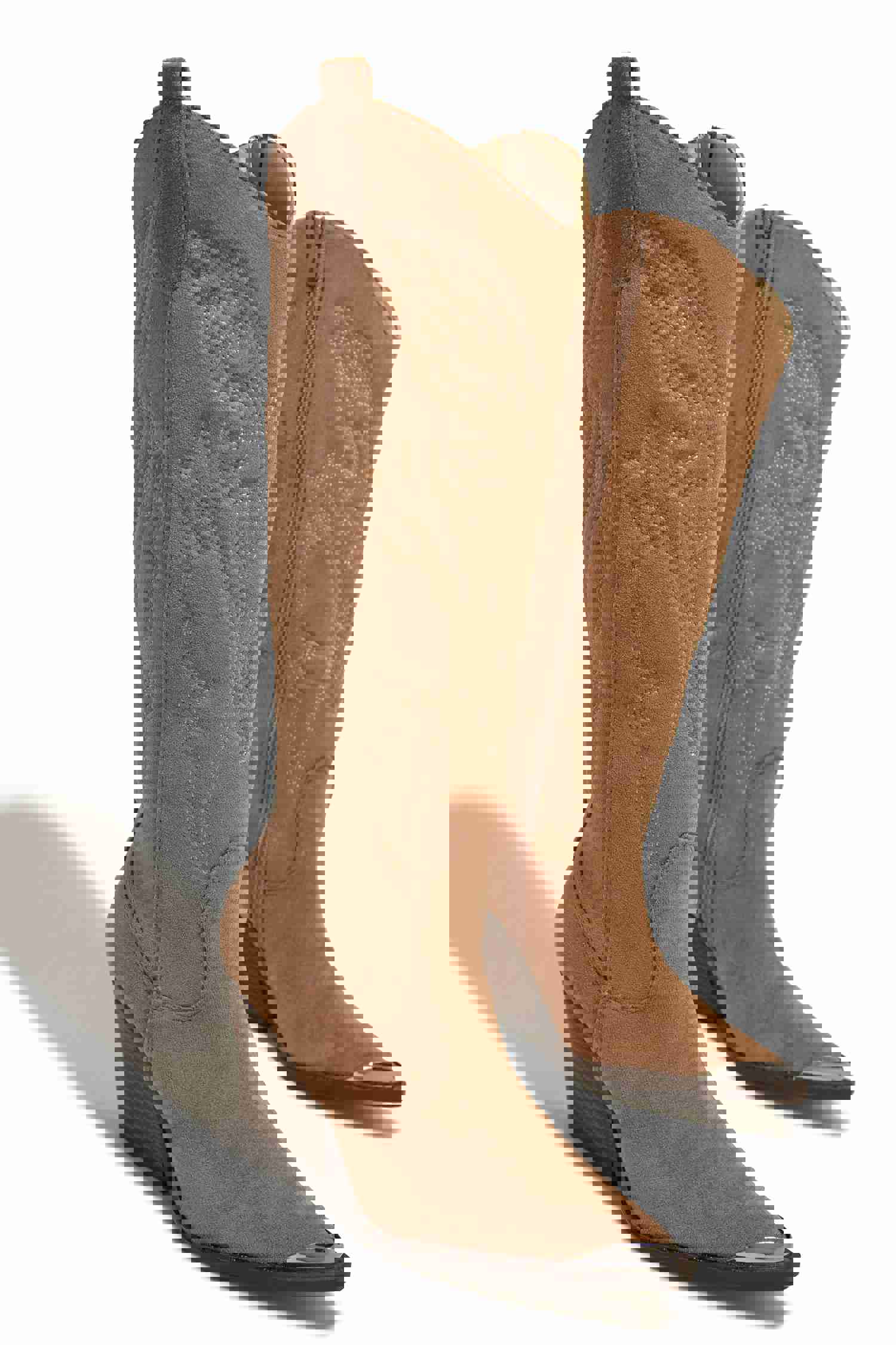 Nashville Cowboy Boots - Taupe