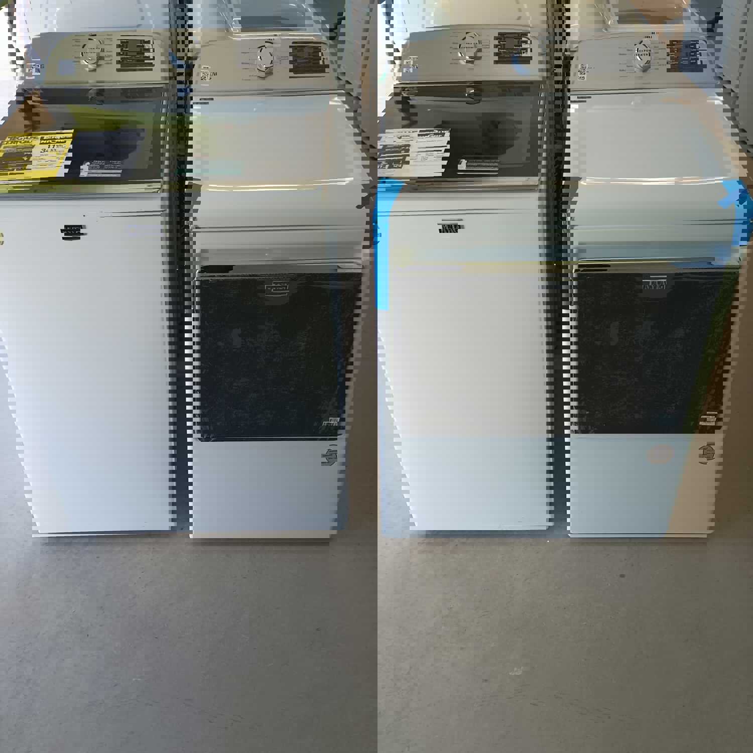 Maytag TL 4.8 cu ft Washer and 7 cu ft Dryer Set (NEW)