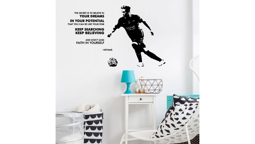 Soccer Quotes Vinyl Wall Art Sticker Decal - Keep Believing