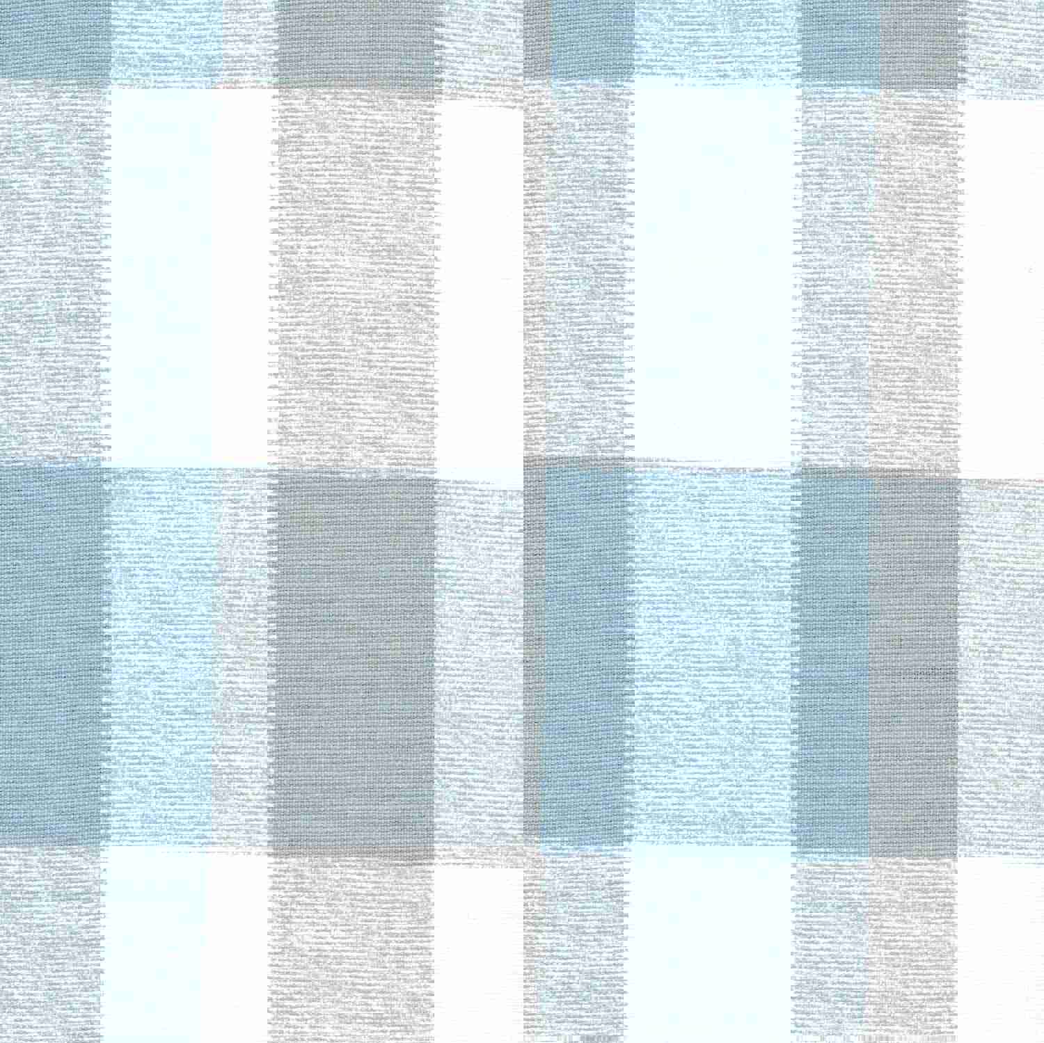 Empress Swag Valance in Anderson Cashmere Light Blue Buffalo Check