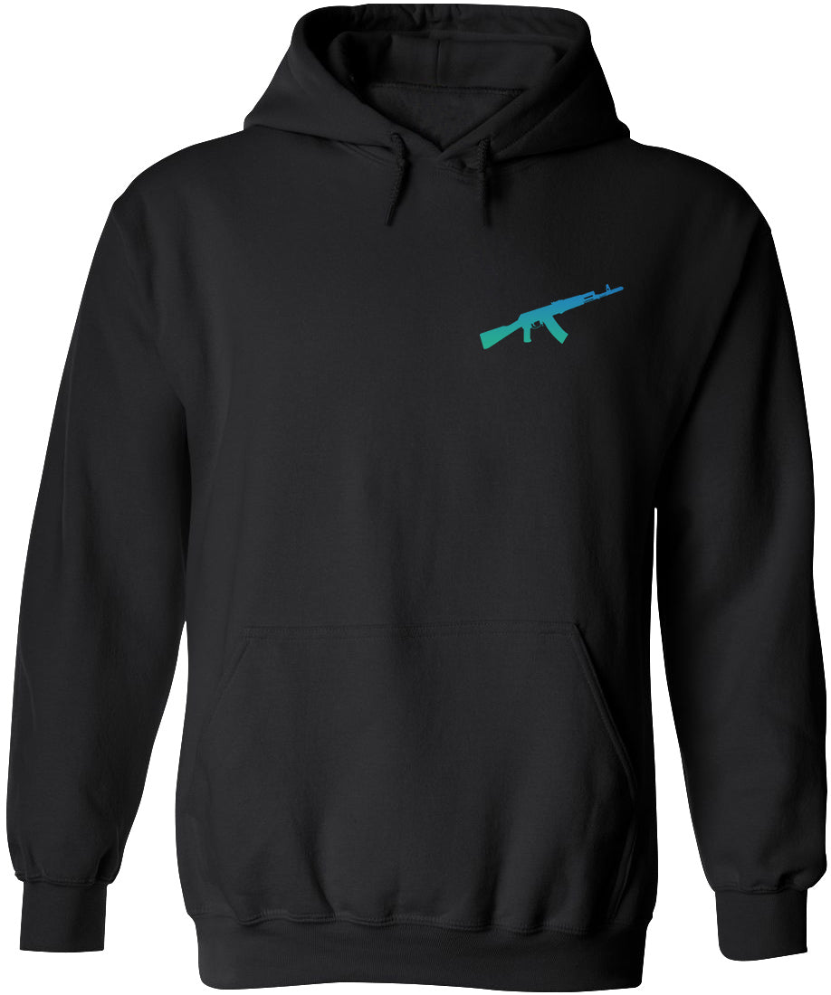AK-47 Silhouette Hoodie - Tribute to Kalashnikov