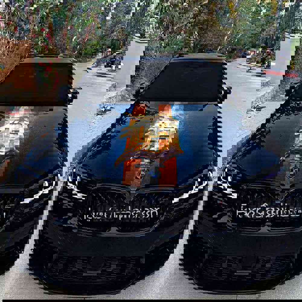 Detroit Tigers Itasha Car Vinyl Hood Wrap Decal Sticker