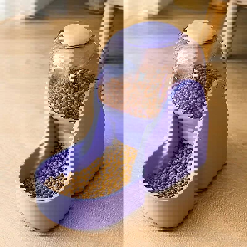 3.8L Automatic Pet Feeder and Water Fountain for Dogs and Cats