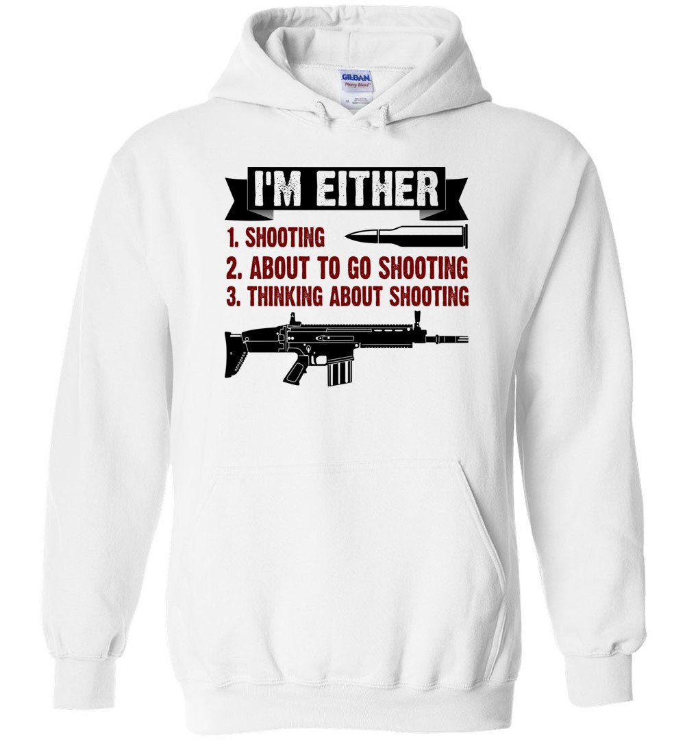 Im Either Shooting... Mens Hoodie