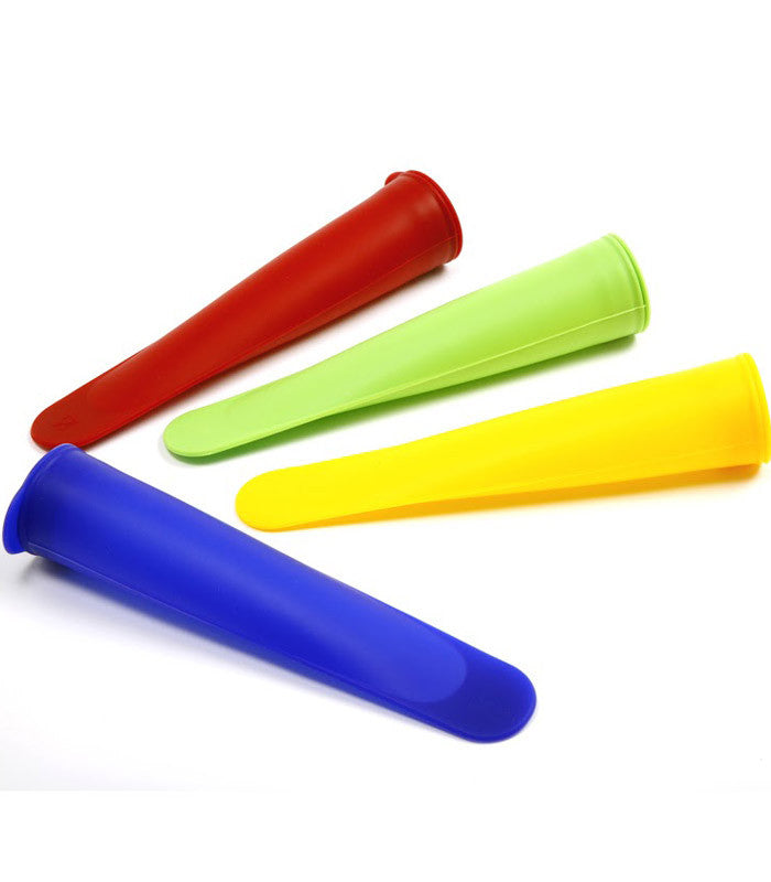 Silicone Ice Pop Makers - Set of 4