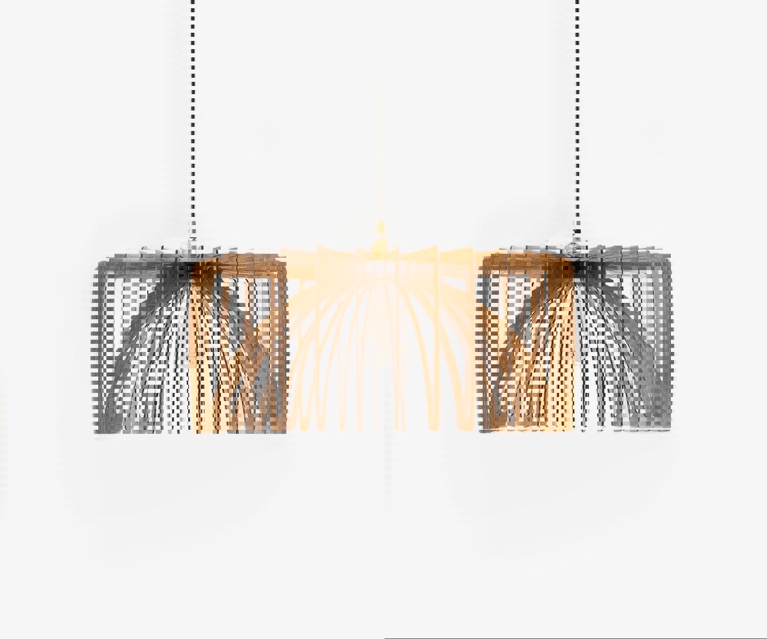 Arch Pendant Light - Handmade Wooden Contemporary Industrial Design