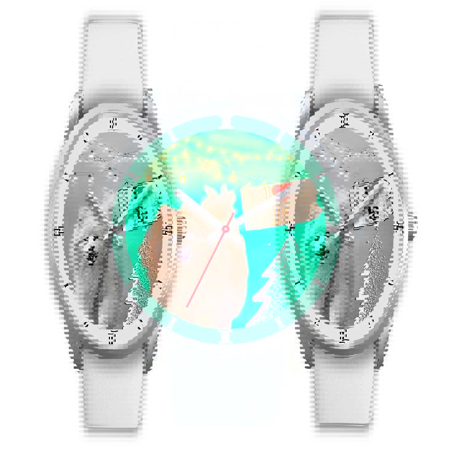 Cute Pomeranian Dog Pennsylvania Christmas Special Wrist Watch