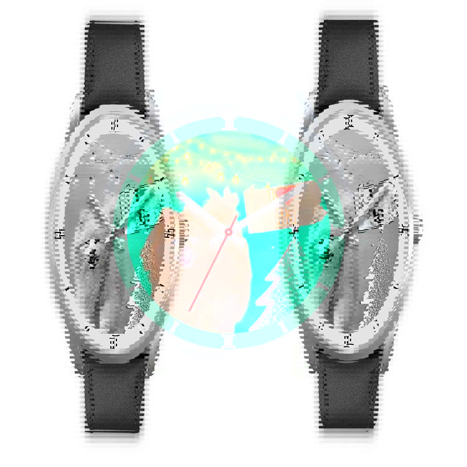 Cute Pomeranian Dog Pennsylvania Christmas Special Wrist Watch