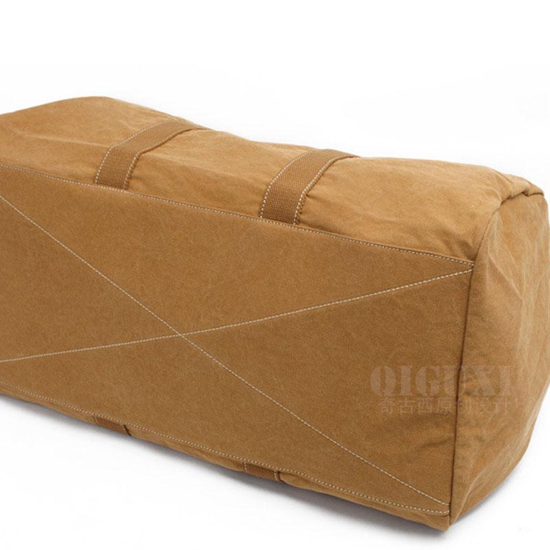 Men's Waxed Canvas Weekender Bag - Durable Travel & Overnight Bag