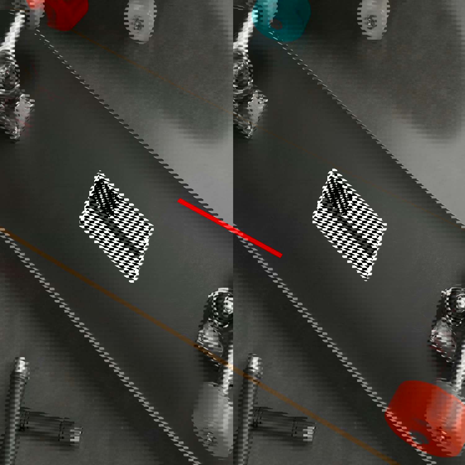 Thin Red Line Flag Decal - Indoor & Outdoor Use