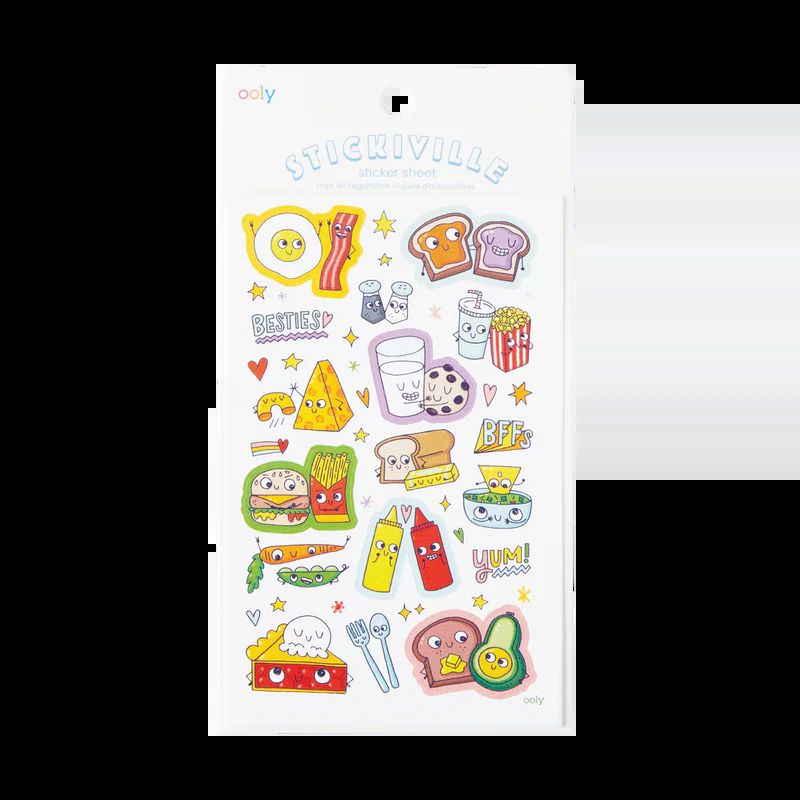 Stickiville BFF Food Stickers for Kids