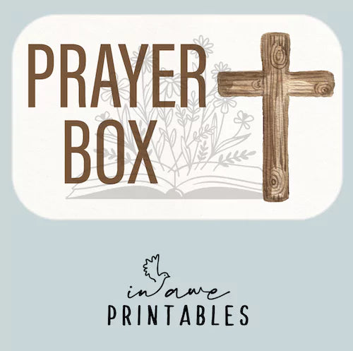 Prayer Box Printable for Altoid Tin Craft - The Lords Prayer Activity
