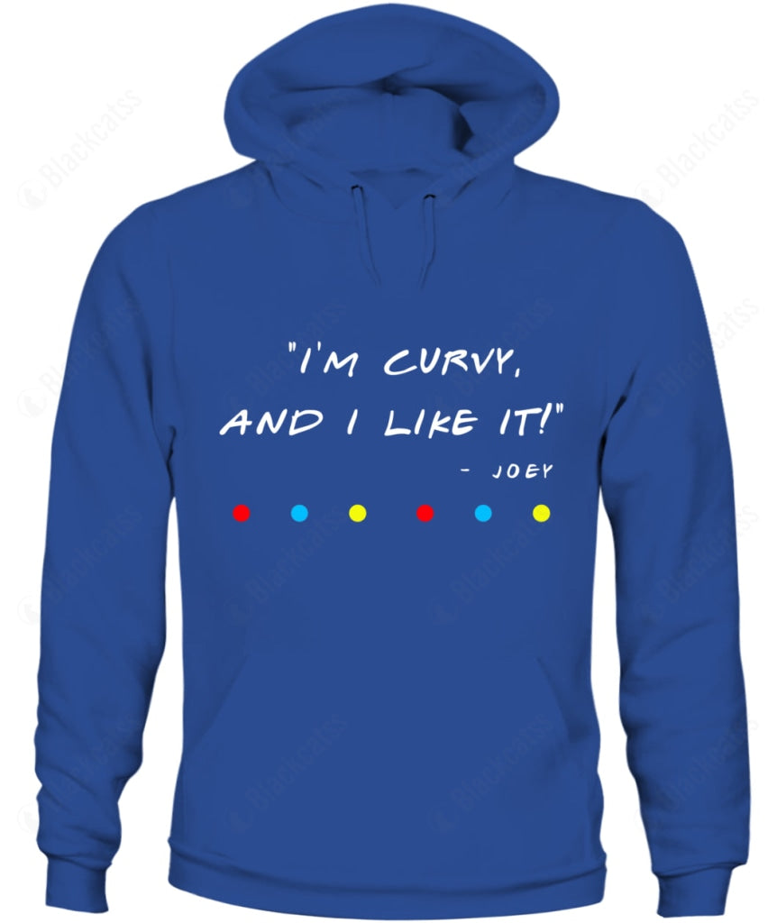 Im Curvy And I Like It Custom Graphic Apparel - Unisex Classic Fit Cotton T-Shirt