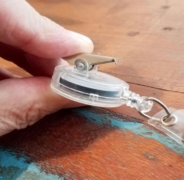 Pink Drink Nurse Fuel Badge Reel - Handmade Gift for Nurses