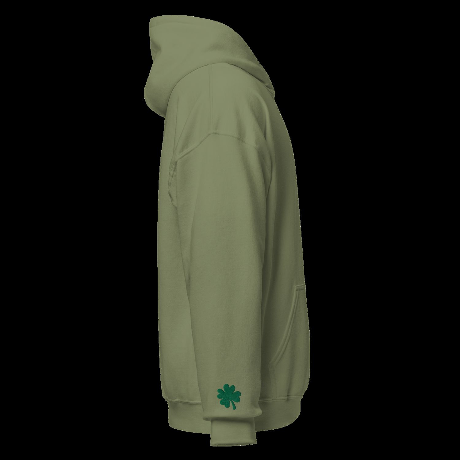 Luck On My Sleeve Hoodie (Olive)