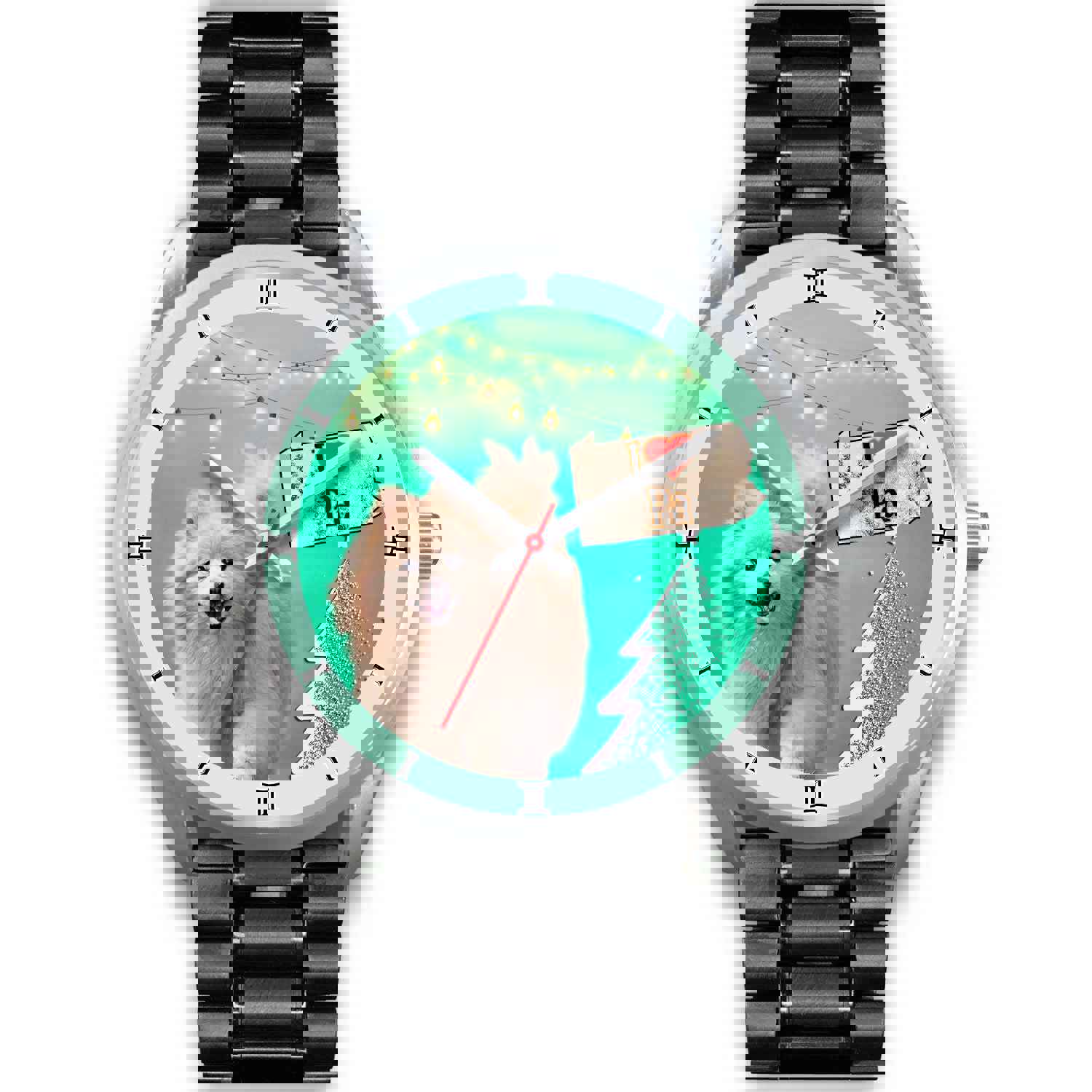 Cute Pomeranian Dog Pennsylvania Christmas Special Wrist Watch
