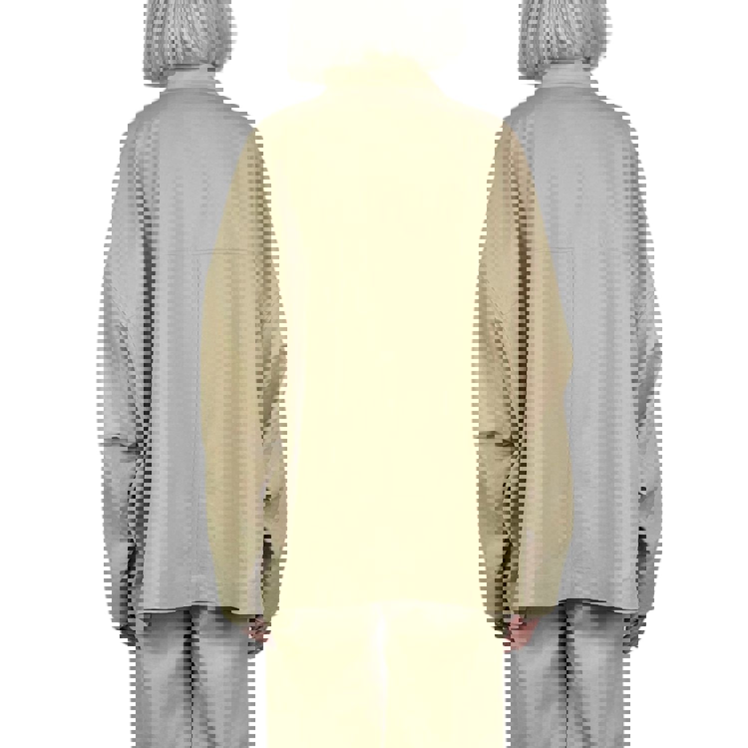 EASE WOOL CREPE CARDIGAN JACKET