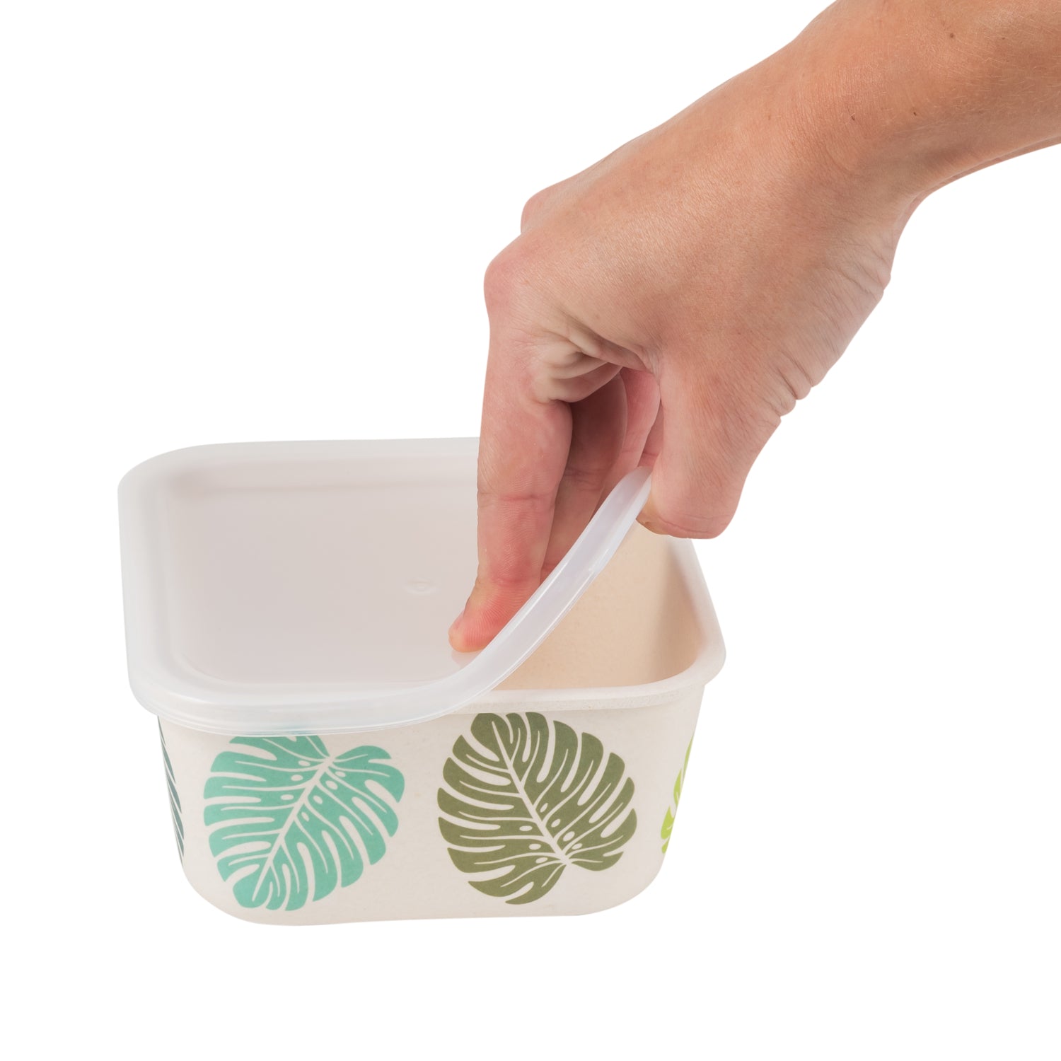 COOL GEAR 4-Pack Bamboo Reusable Containers | BPA-Free & Eco-Friendly