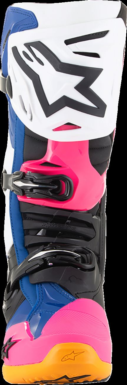 ALPINESTARS Daytona Coast Limited Edition Tech 10 Boots - White/Blue/Pink - US 10