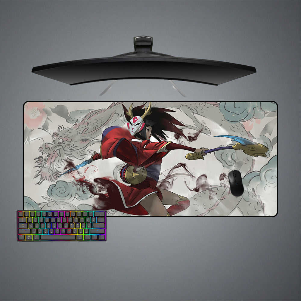 Akali Shroud Design Gaming Mouse Pad for Enhanced Precision and Durability