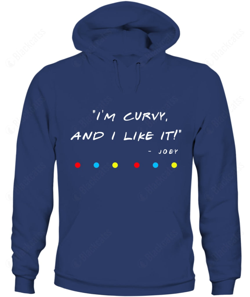 Im Curvy And I Like It Custom Graphic Apparel - Unisex Classic Fit Cotton T-Shirt