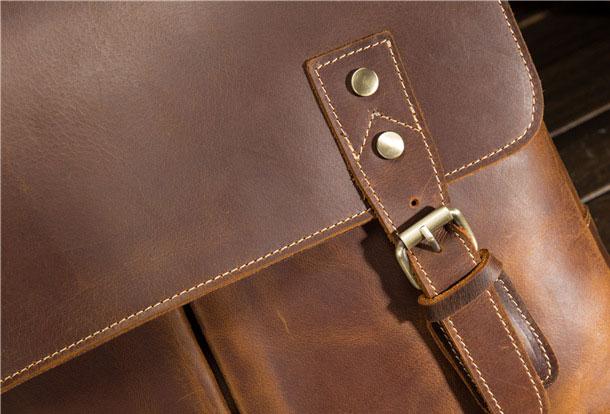 Genuine Leather Messenger Bag for Men - Stylish & Durable Crossbody Sling Bag