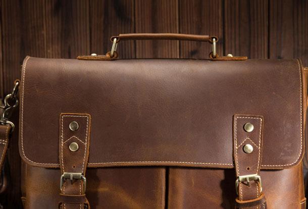 Genuine Leather Messenger Bag for Men - Stylish & Durable Crossbody Sling Bag